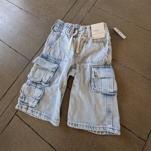 Light Blue Baggy Cargo Pants